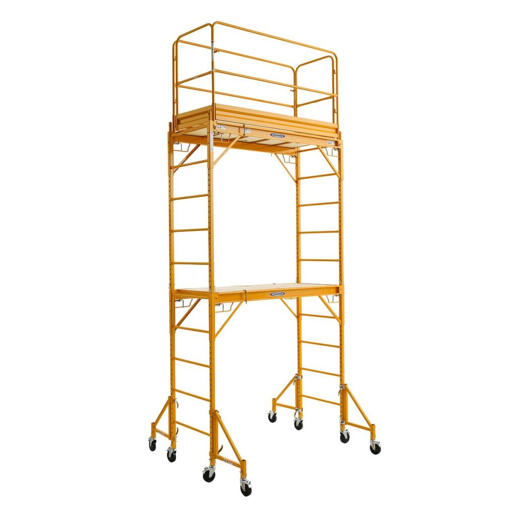 Werner Baker SRS-72 Steel Rolling 6' Scaffolding Package // 1000 lb ...